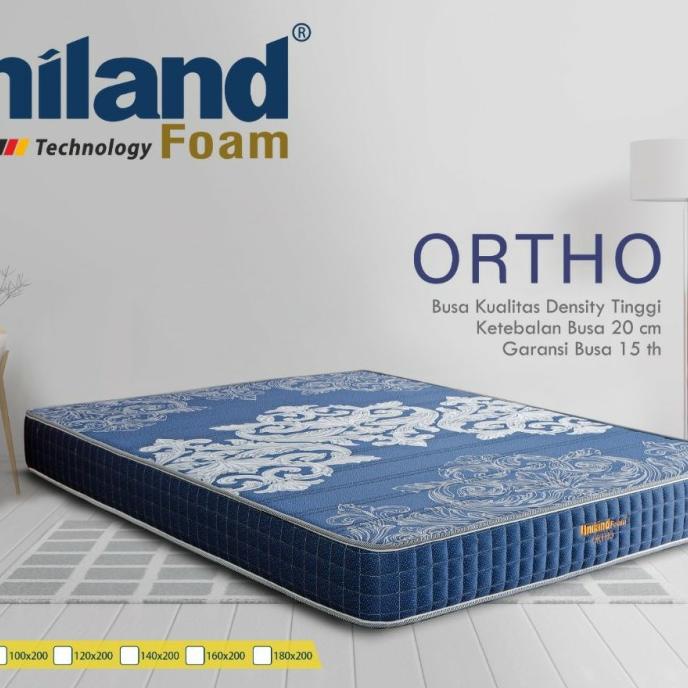 Kasur Uniland Ortho 90x200 Cm Tebal 20 Cm Orthopedic Kasur FIRM