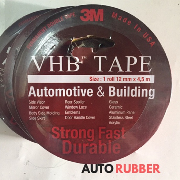 

Produk Terkini.. Double tape 3M VHB 12 mm x 4.5 m TF0