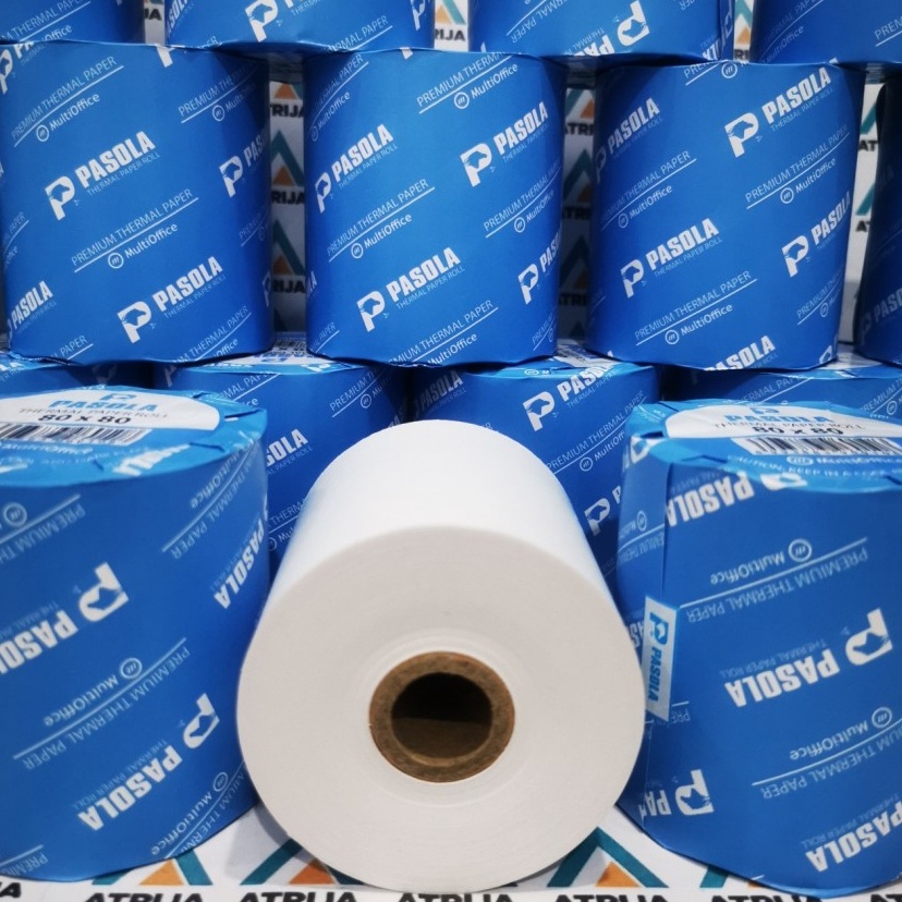 

(COD )NEW_PRODUCT Kertas Thermal Struk Kasir 80 x 80 Pasola . Thermal Paper Roll 80x80