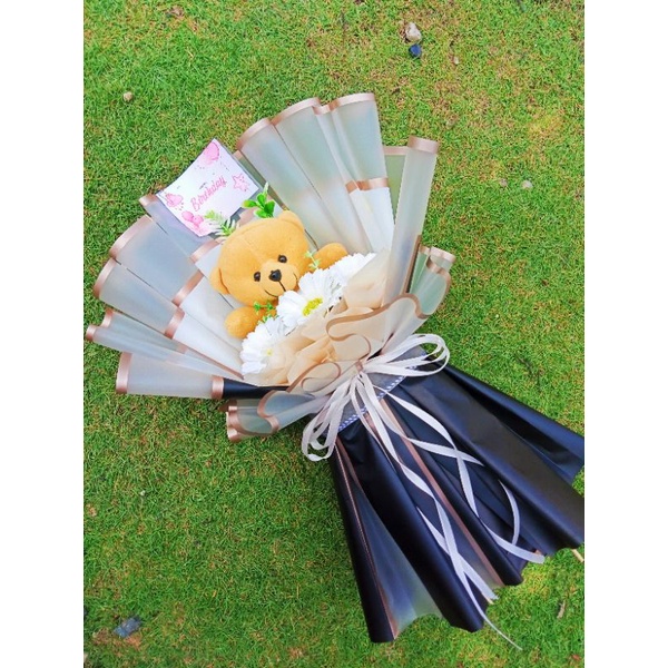 

(READY) Buket boneka | buket snack | sunflowers bouquet | pocky love