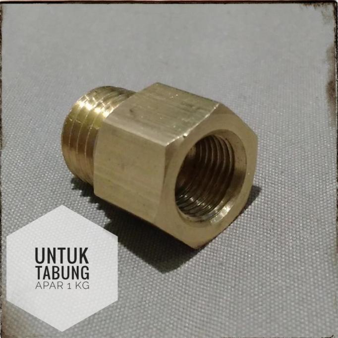 Ready COD  Converter tabung apar 1kg - Nepel - untuk untuk co2 diy cisod