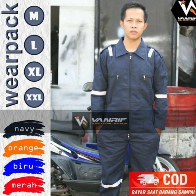 Ready COD  Wearpack kerja | baju bengkel | wearpack bengkel | baju safety | baju