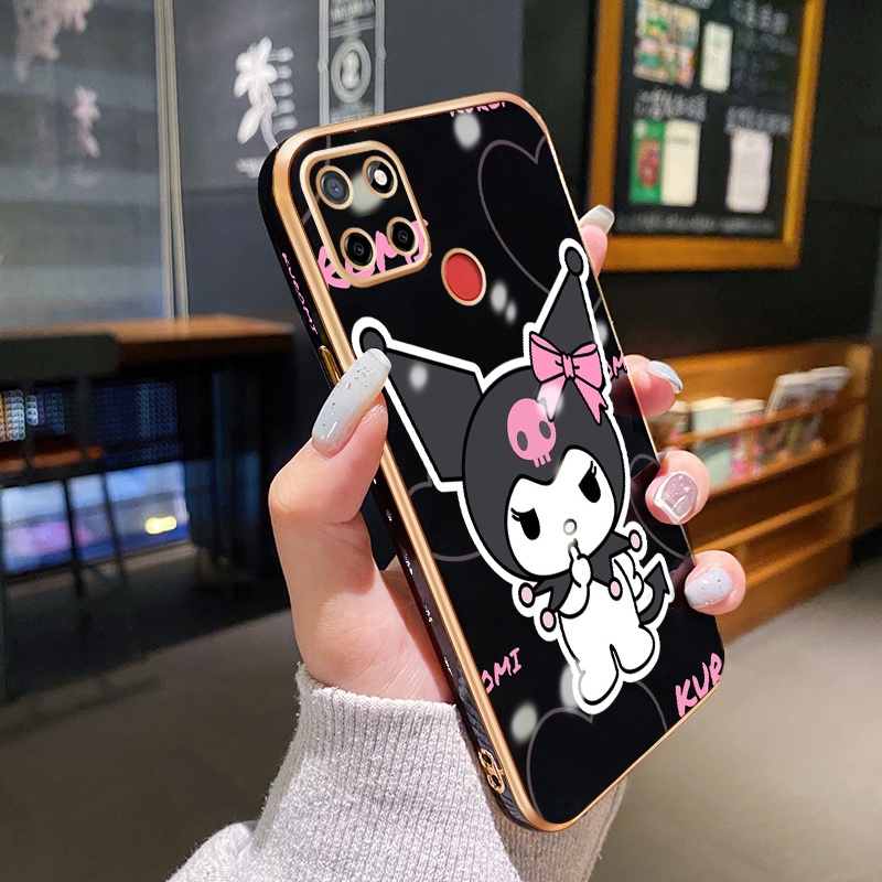 Case Ponsel untuk Realme C12 C11 2020 C15 C25 C25s Narzo 20 30A 50A Case ponsel lapisan HP pola kart