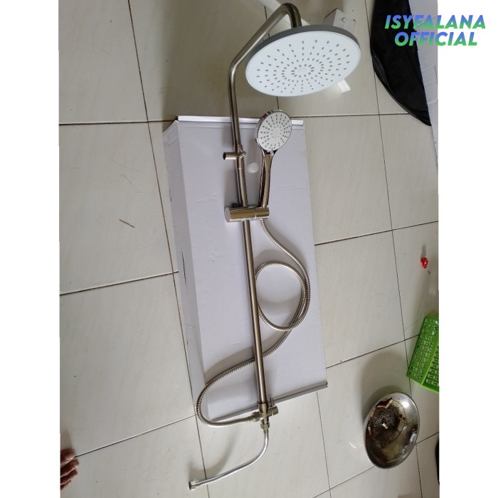 Terlaris Shower Set Mandi Muya / Shower Tiang Stainless Kotak