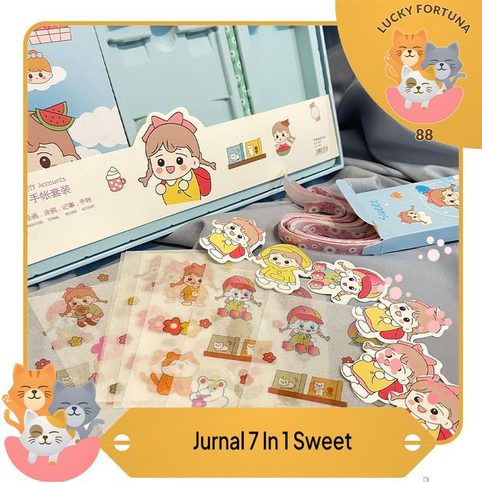 

JURNAL 7 IN 1 SWEET PAKET ALAT TULIS 1 SET ALAT TULIS SEKOLAH LUCU ATK
