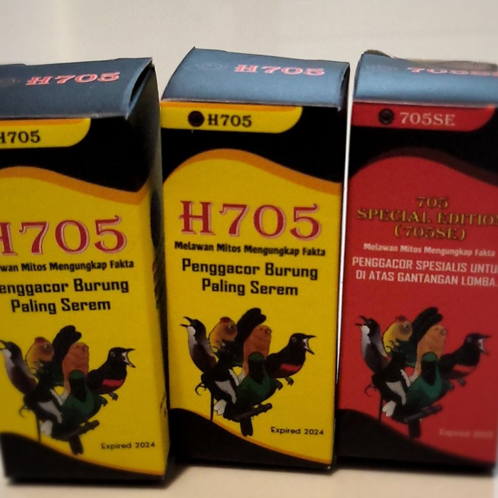 Terlaris Penggacor Se Untuk Lomba 1 Btl.+2 Btl H705 Harian .Asli Cabang 705 Net