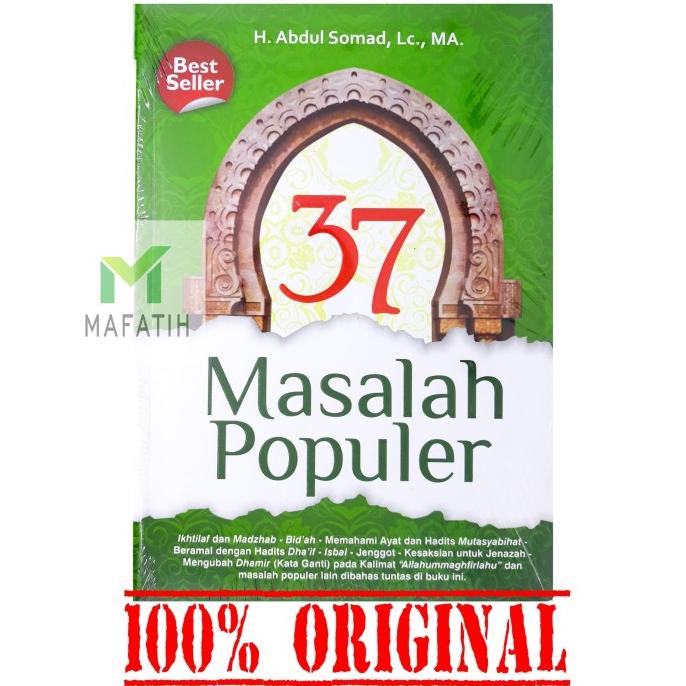 Siap COD Buku 37 Masalah Populer Ustadz Abdul Somad 100% ORIGINAL