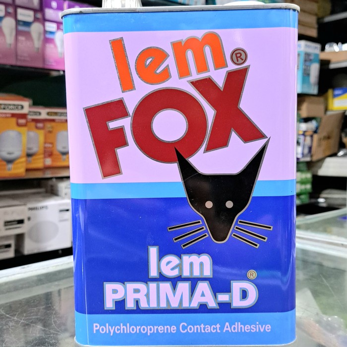 

Aurealiamall Lem Serbaguna Fox Prima D / Lem Kuning / Hpl 2.5Kg