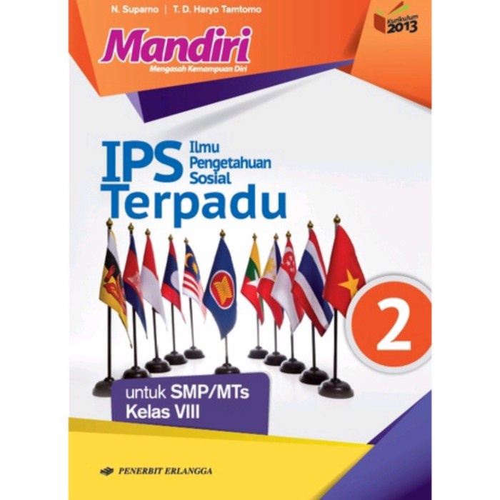 HOT SALE BUKU MANDIRI IPS TERPADU SMP/MTS KELAS 8 PENERBIT ERLANGGA TERBARU