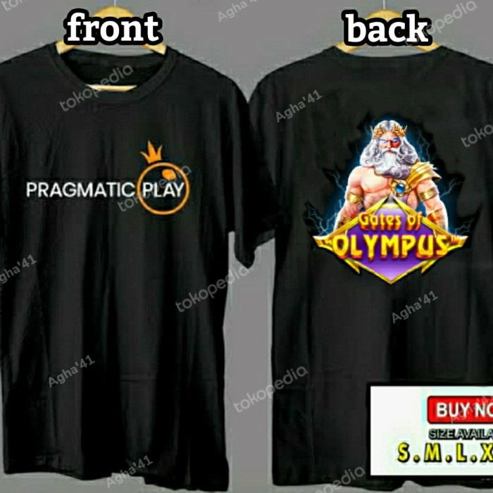 T-shirt Kaos Distro SLOT PRAGMATIC PLAY OLYMPUS