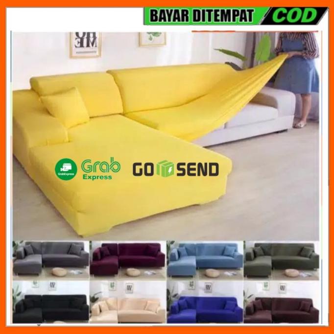 COVER SOFA L ELASTIS SIKU COVER SOFA L SHAPED SARUNG SOFA L ELASTIS