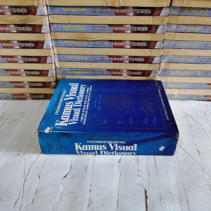DISKON SPESIAL BUKU ORIGINAL - KAMUS VISUAL VISUAL DICTIONARY INGGRIS INDONESIA TERBARU