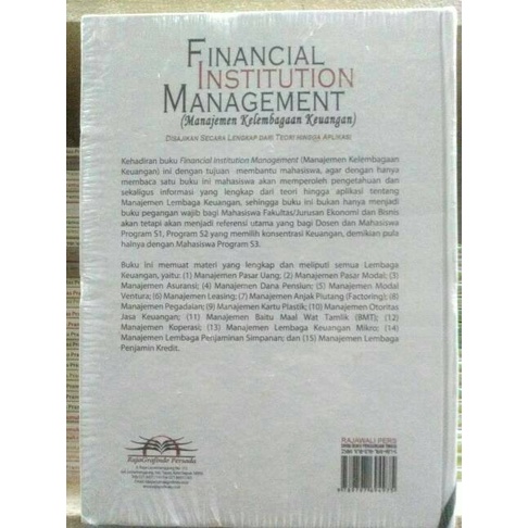 MUST HAVE FINANCIAL INSTITUTION MANAGEMENT TERLARIS