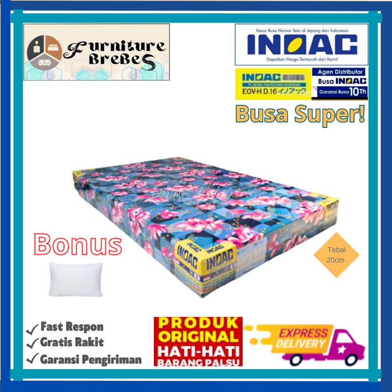 Kasur Busa Inoac Ori 140x200 / Kasur Busa Nomer 3 Tinggi 20cm Kasur Busa Murah Tegal Brebes Pemalang