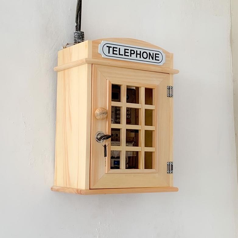 Grosir Box Meteran Listrik Prabayar Token London Kayu Natural Msx