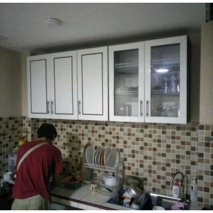 Peralatan Dapur - LEMARI GANTUNG DAPUR KITCHEN SET ATAS SERBAGUNA 101