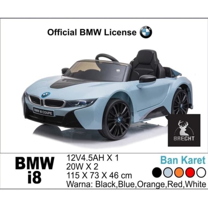 Terlaris Unikid Bmw I8 / Uk786 / Mibil Aki Mainamn Anak / Mainan Bayi