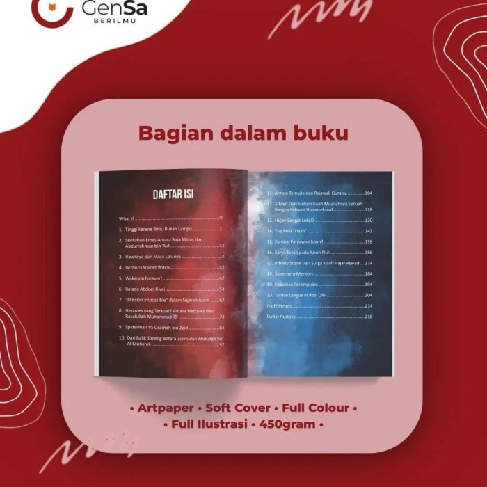 PROMO BUKU INFINITY MUSLIM HEROES GENSA BERILMU TERBARU