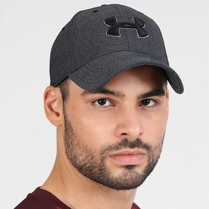 TERLARIS" U.A Men Blitzing 3.0 Cap Golf Grey Original - Topi Golf Pria Branded
