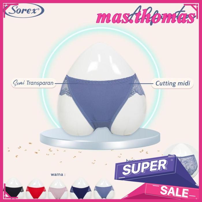 Celana Dalam / Cd Renda Brokat Cantik Sorex 31640 - Alfiota - Cutting Midi Best Deal