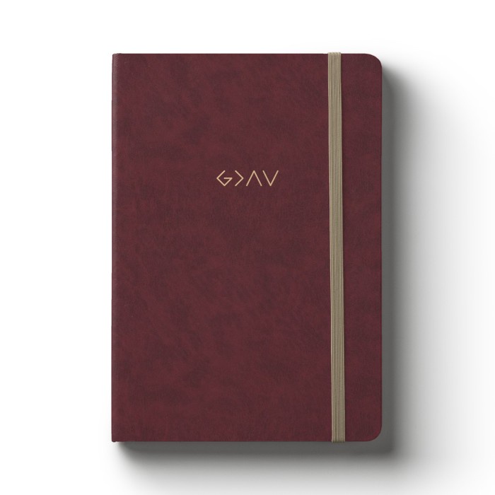 

A5 Maroon Faith Journal