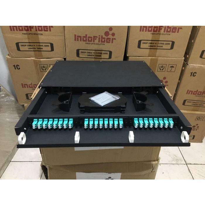 OTB 48 core LC multimode OM3 rackmount sliding