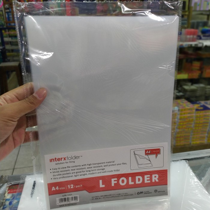 

Bestseller Map Clear Sleeves A4 Interx Folder.