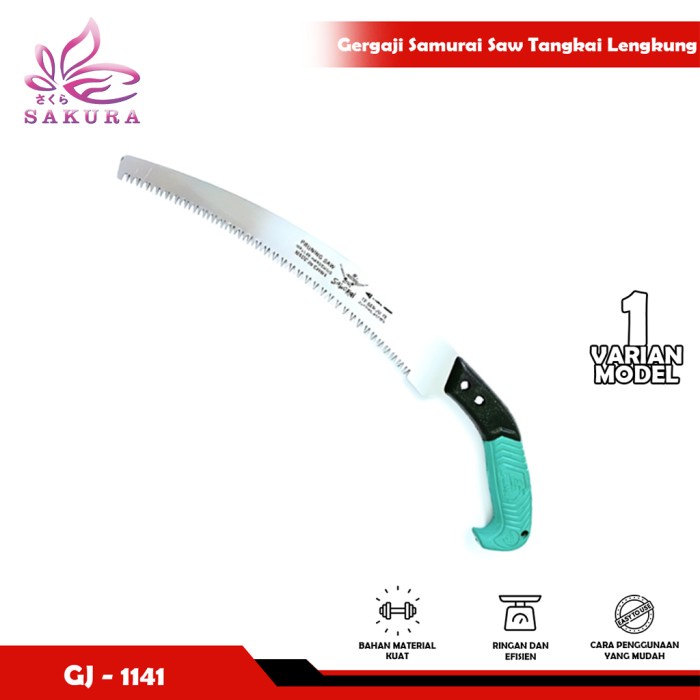 Terlaris Gergaji Samurai Pruning Saw Baja Tangkai Lengkung