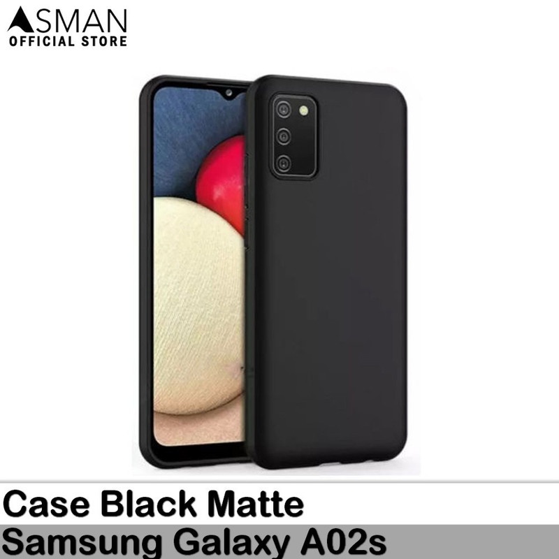 Ultraslim Samsung Galaxy A02s | Soft Case Black Matte - Black