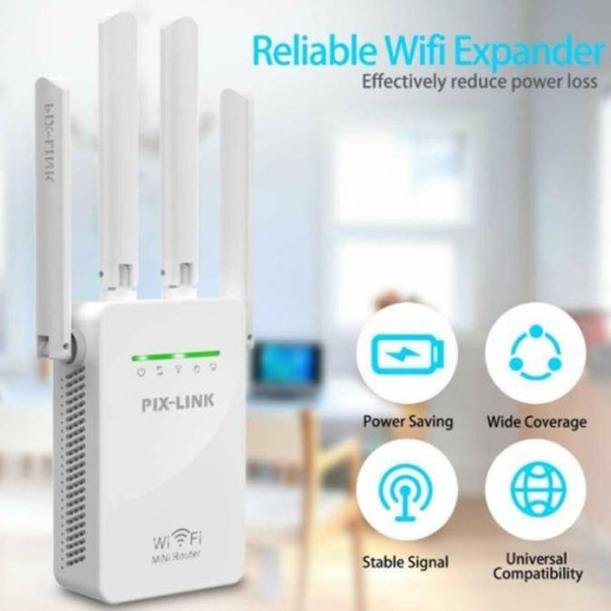 PIX-LINK 300M Wireless Wifi Range Extender Router Repeater AP LV-WR09