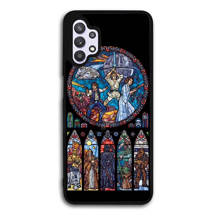 Hardcase Casing Samsung Galaxy A31 A32 A51 A52 A52S A71 A72 A7 A9 2018 4G 5G Star Wars Glass AB2063 