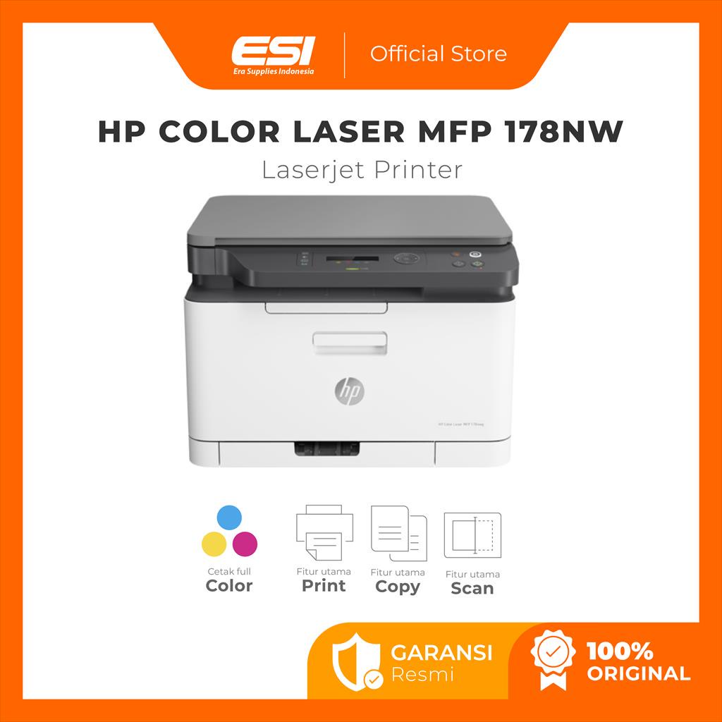 HP Color Laser MFP 178nw Printer