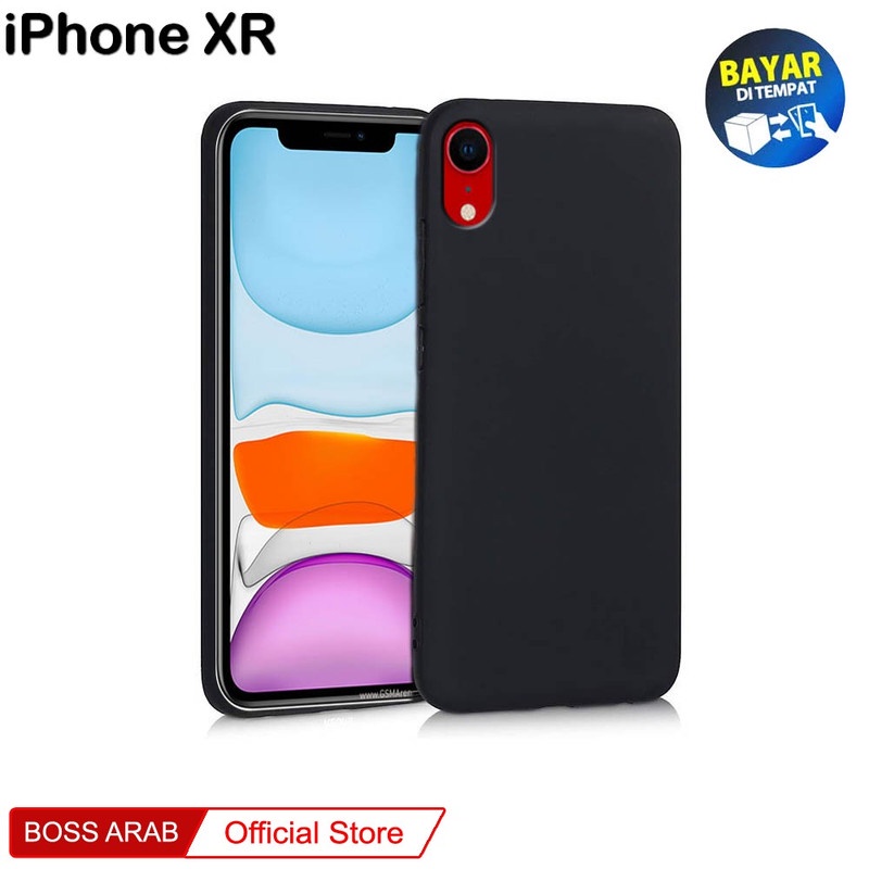 Ultraslim iPhone XR | Soft Case Black Matte - Hitam