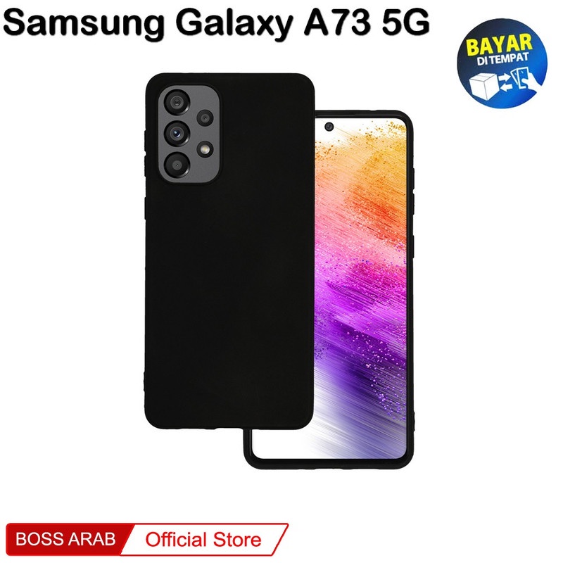 Ultraslim Samsung Galaxy A73 5G | Soft Case Black Matte - Hitam