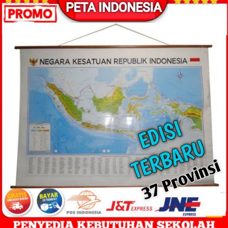 

Terkini.. Peta Indonesia ( TERLARIS ) / Peta Indonesia / Peta gantungan /Peta Indonesia, peta , peta lipat, perlengkapan kantor, perlengkapan sekolah JM0