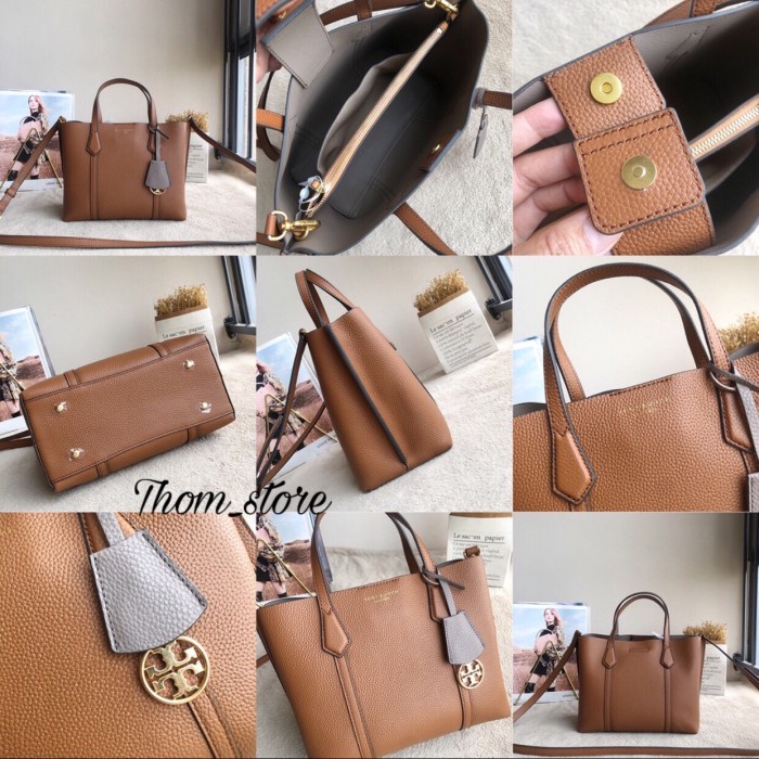 PROMO TAS WANITA TORY BURCH PERRY TRIPLE COMPARTMENT TOTE BAG ORIGINAL TERLARIS
