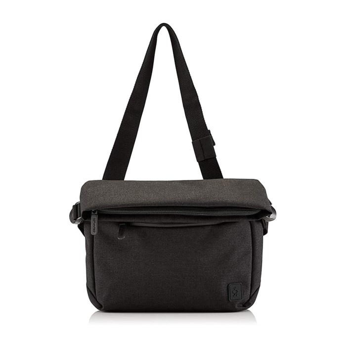 FLASH SALE TAS SELEMPANG WANITA CRUMPLER ROCKET MESSENGER BLACK MARBLE SLING BAG TERLARIS