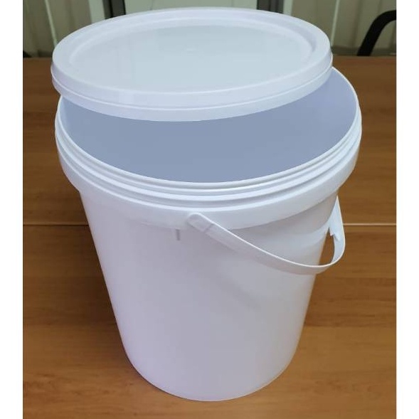 Model Terkini BWQVM (BARU) Ember Plastik 20 Liter / Pail 20 Liter (25KG) untuk Cat / Makanan / Packa