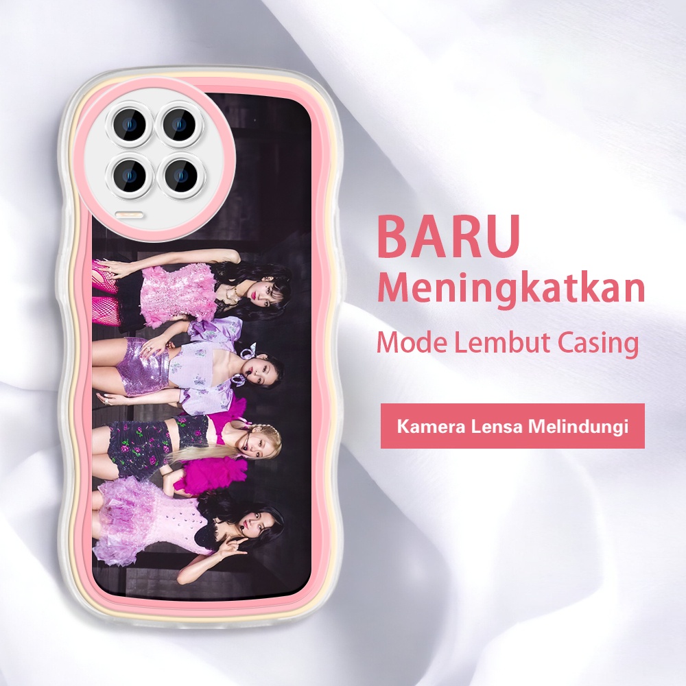 Realme 9 9i 9pro 8 8i 8pro Pro Plus 5G 4G realmi Fashion Blackpink Cool Kor Kesing case hp murah cas