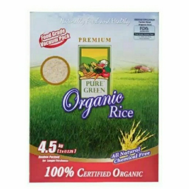 

Pure Green Beras Organic Pandan Wangi 4,5Kg