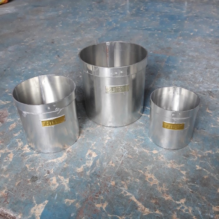 Terlaris Literan Beras Bahan Bilah Besi Baja 1 Set