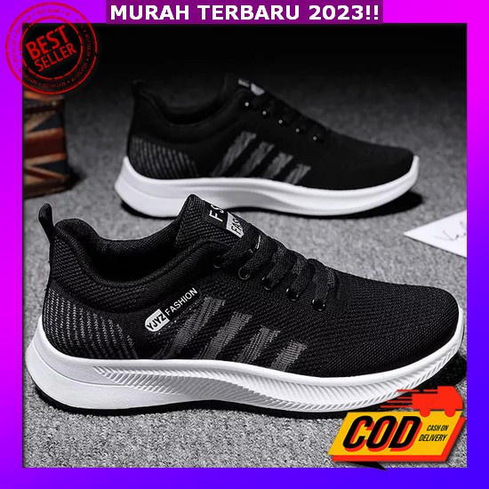Snekers Cowok Keren Sneakers Pria Hitam Sneaker Pria Putih Sepatu Cowok Murah Viral Shoes Sepatu Lak