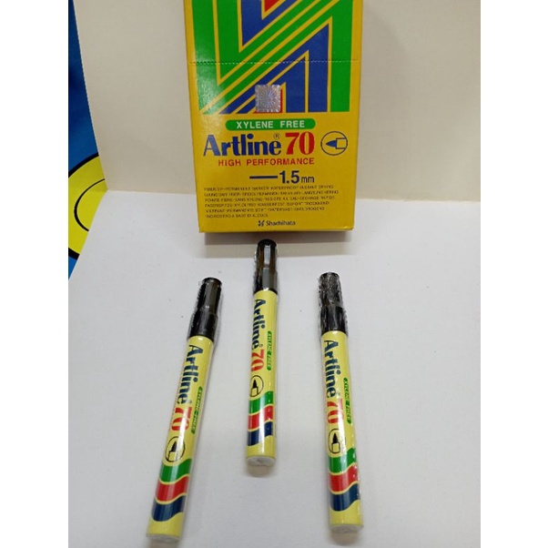 

spidol artline 70 black permanent / pcs