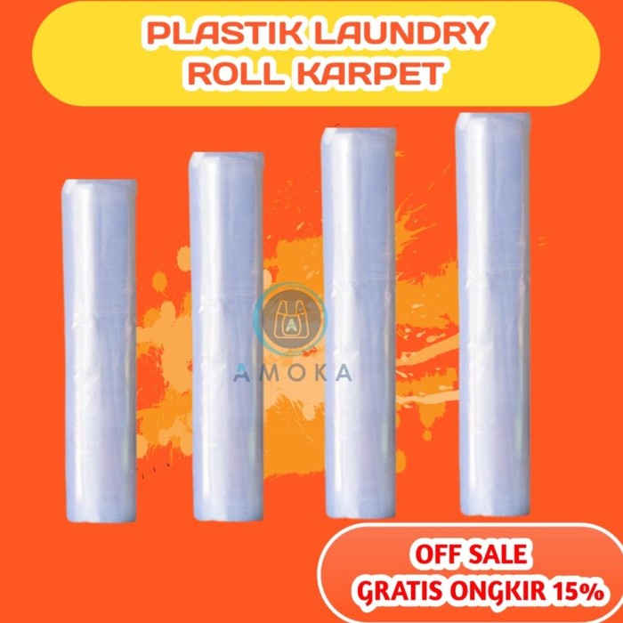 Best Seller Ready Plastik Roll Laundry Karpet/Plastik Roll Pembungkus Laundry