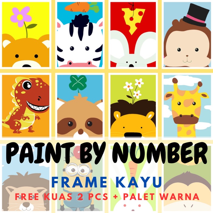 

Bestseller Paint By Number Kanvas Lukis Canvas Diy Painting St0025