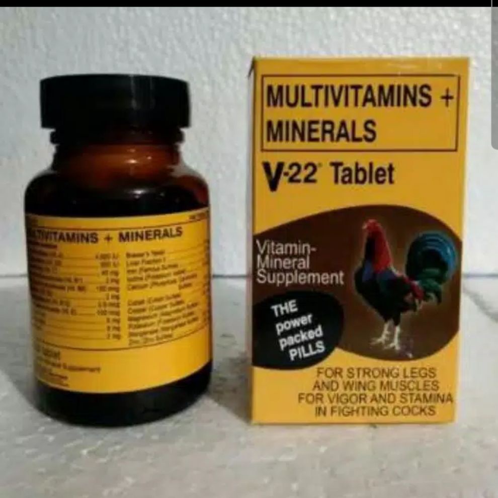 CUCI GUDANG V22 BELMAN SUPER vitamin ayam tarung obat doping tenaga kuat nafsu makan anjing kucing