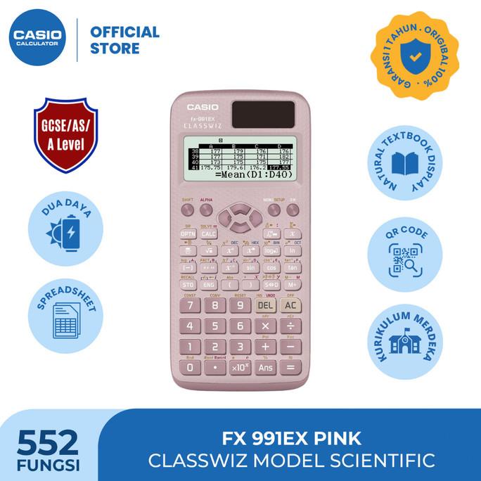 

Casio ClassWiz Model Scientific Calculator FX-991EX-PINK