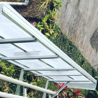 MUST HAVE!! CANOPY HIDROPONIK 2M PERSEGI PLASTIK UV DAN RANGKA BAJA RINGAN TERLARIS