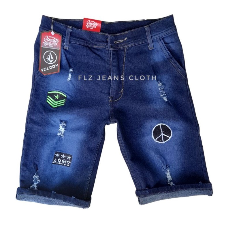 Terbaru.. Celana pendek jeans sobek distro 27-32 0GJ