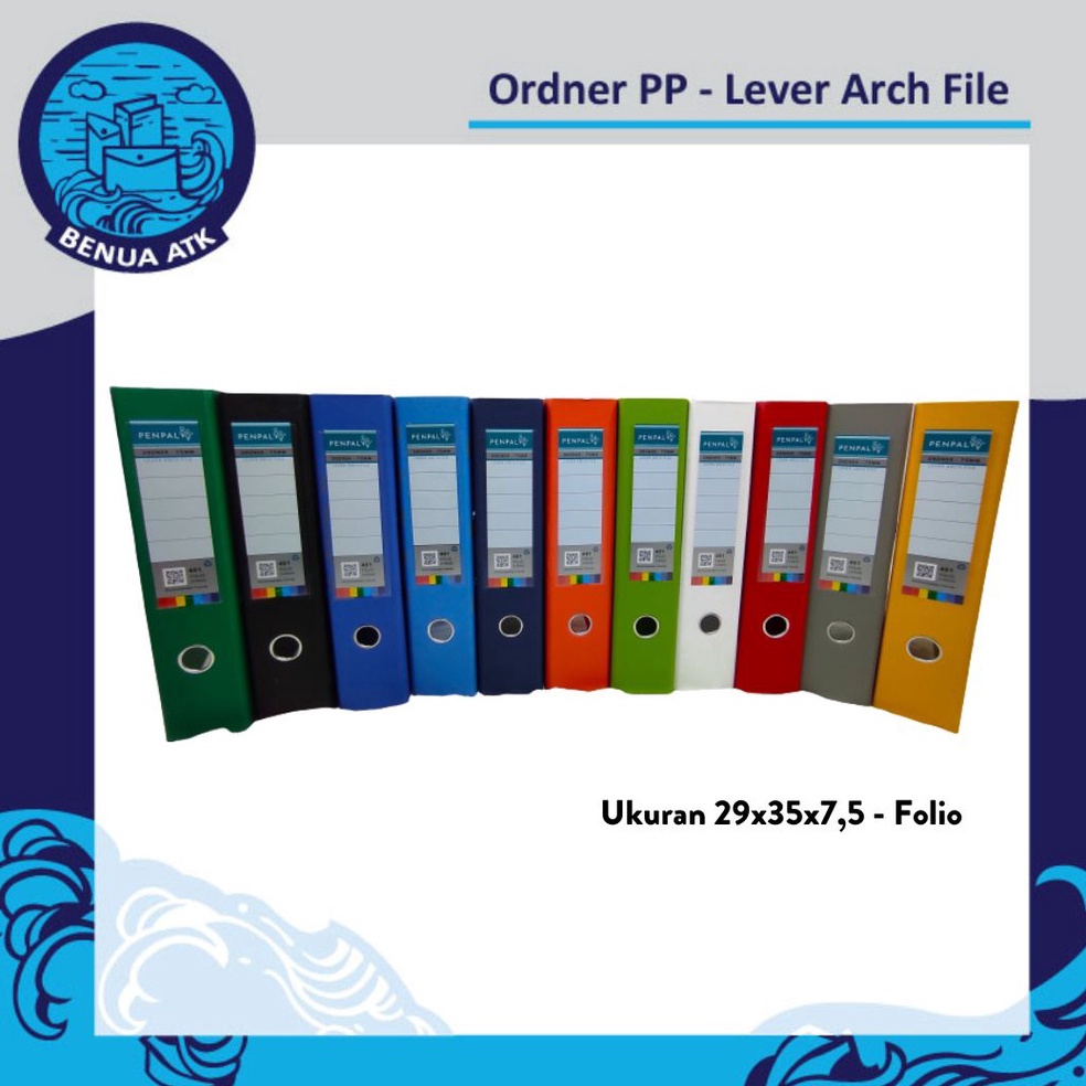 

Stock banyak Ordner / Lever Arch File PP Folio Penpal PL-401 SYQ